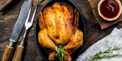 Pečené kuře s nádivkou